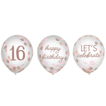 Picture of 16th  - SWEET SIXTEEN CONFETTI BALLOON