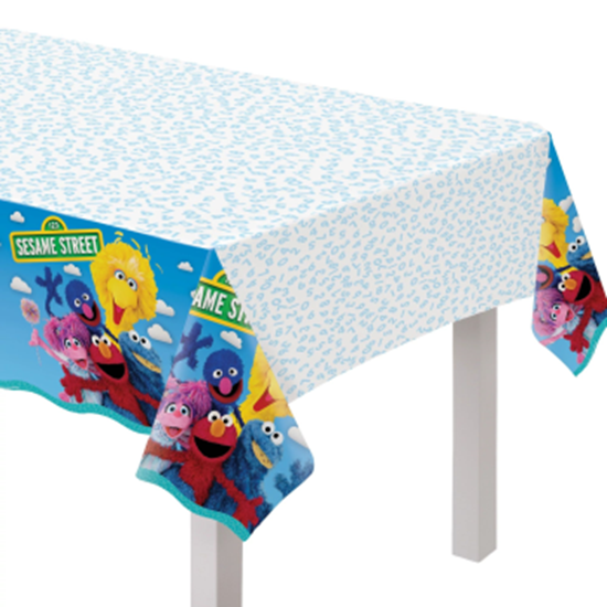 Image sur EVERYDAY SESAME STREET  - PLASTIC TABLE COVER