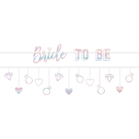 Image sur BRIDE TO BE DOUBLE BANNER