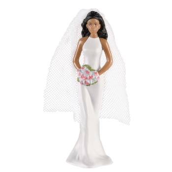 Image de AFRICAN AMERICAN BRIDE CAKE TOPPER