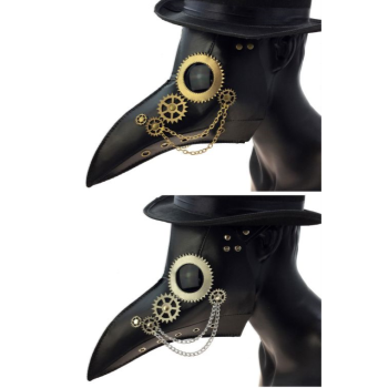 Image de PLAGUE DOCTOR STEAMPUNK LEATHER MASK