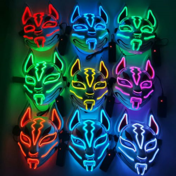 Picture of FOX LIGHT UP MASK - ASSORTED COLORS