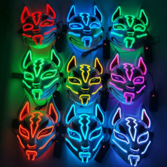 Picture of FOX LIGHT UP MASK - ASSORTED COLORS