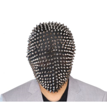 Picture of FULL HEAD SILVER SPIKE MASK