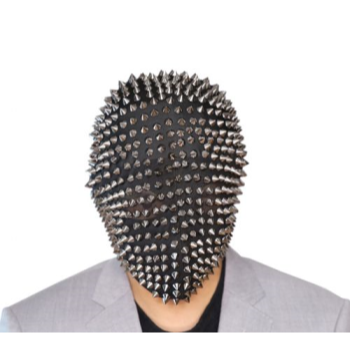 Image de FULL HEAD SILVER SPIKE MASK