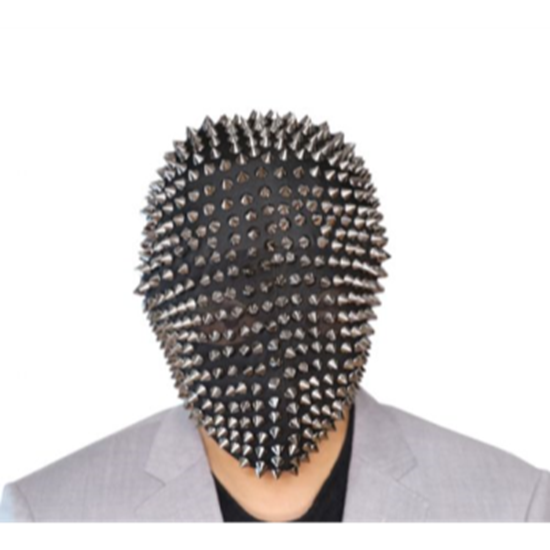 Image sur FULL HEAD SILVER SPIKE MASK