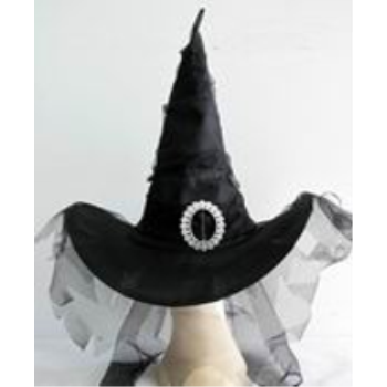 Picture of WITCH HAT - BLACK WITH BUCKLE