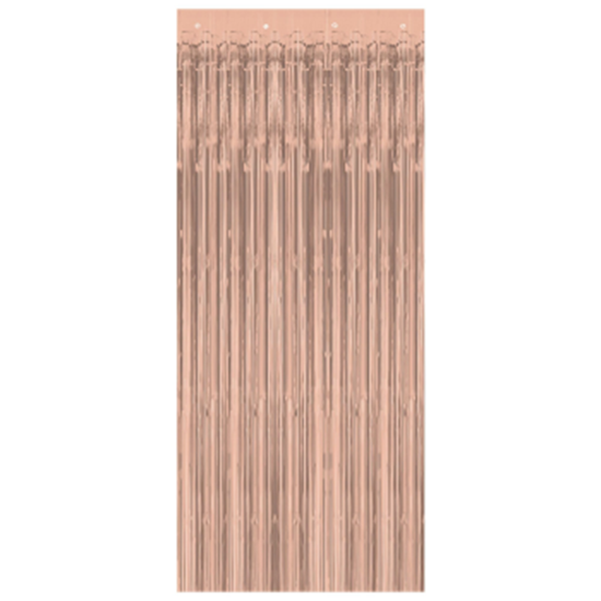 Image sur METALLIC CURTAIN 3  X 8  - ROSE GOLD