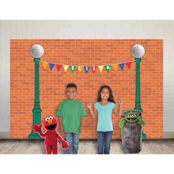 Picture of EVERYDAY SESAME STREET PERSONALIZED BACKDROP KIT