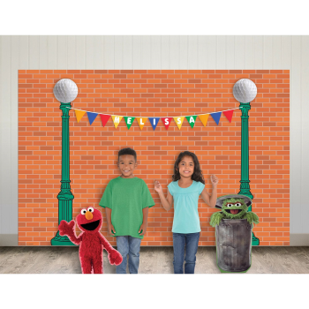 Image de EVERYDAY SESAME STREET PERSONALIZED BACKDROP KIT