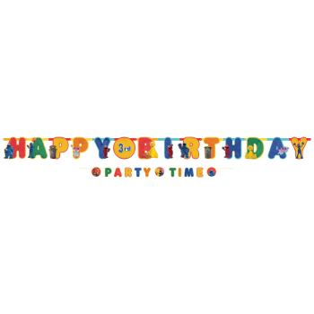 Picture of EVERYDAY SESAME STREET - JUMBO LETTER BANNER KIT
