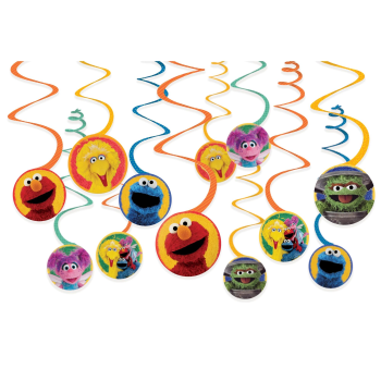 Picture of EVERYDAY SESAME STREET - SWIRL DECORATION
