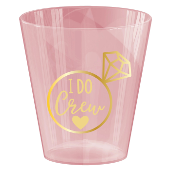 Picture of I DO CREW - BACHELORETTE SHOT GLASS - PINK