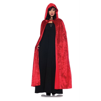 Picture of CAPE - WITCH HOODED CAPE - RED
