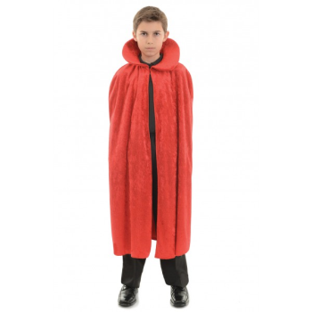 Image de CAPE - VELVET CAPE RED - KIDS