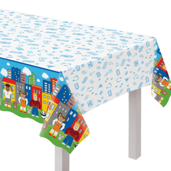 Image sur PARTY TOWN "INSPIRED BY ROBLOX" PLASTIC TABLE COVER