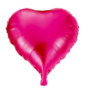 Image de 18" HOT PINK HEART MYLAR