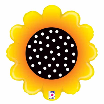 Picture of 18" FOIL -SUNNY SUNFLOWER SHAPE