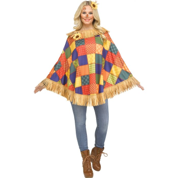 Picture of FRIENDLY PATCHWORK SCARECROW PONCHO