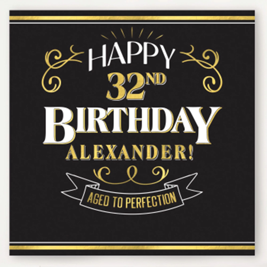 Image sur BETTER WITH AGE BIRTHDAY CUSTOMIZABLE BACKDROP