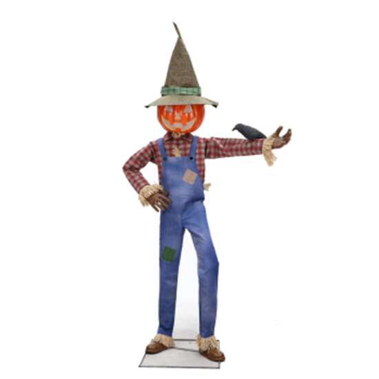 Image sur WHIMSICAL SCARECROW ANIMATED PROP