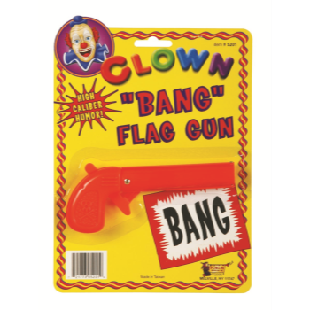 Image de CLOWN - "BANG" FLAG GUN