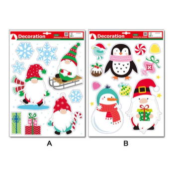 Image de DECOR - CHRISTMAS GLITTER WINDOW DECORATION