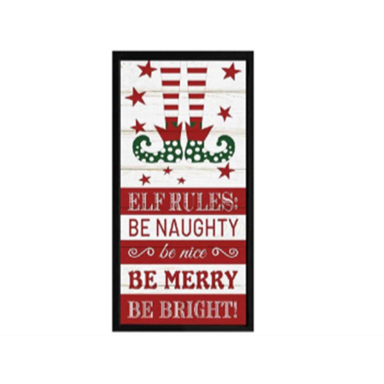 Picture of DECOR - ELF RULES MDF PLAQUE