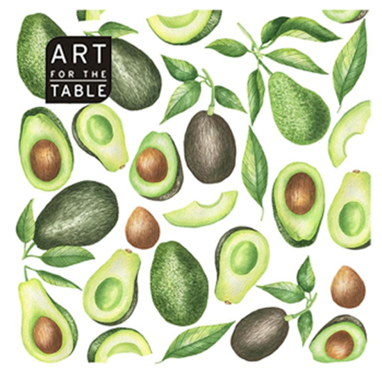 Image sur AVACADOS LUNCHEON NAPKINS