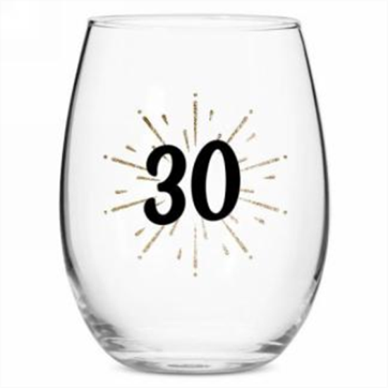 Image sur 30 STEMLESS WINE GLASS