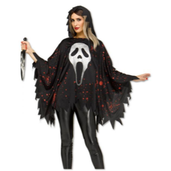 Image de GHOST FACE "SCREAM" GLITTERING PONCHO