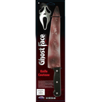 Picture of GHOST FACE "SCREAM" BLOODY BUTCHER KNIFE - 15"