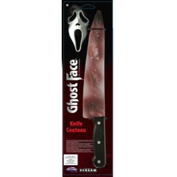 Image de GHOST FACE "SCREAM" BLOODY BUTCHER KNIFE - 15"