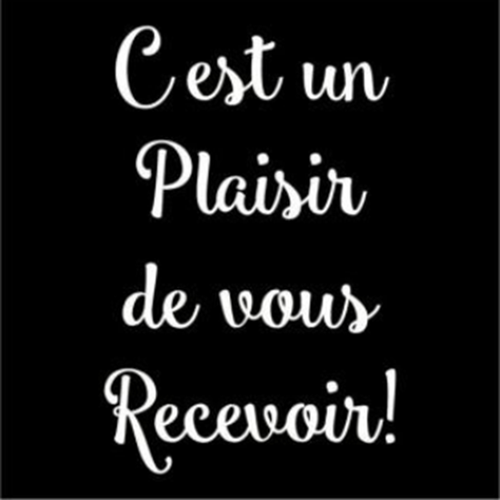 Picture of C'EST UN PLAISIR BLACK - LUNCHEON NAPKINS