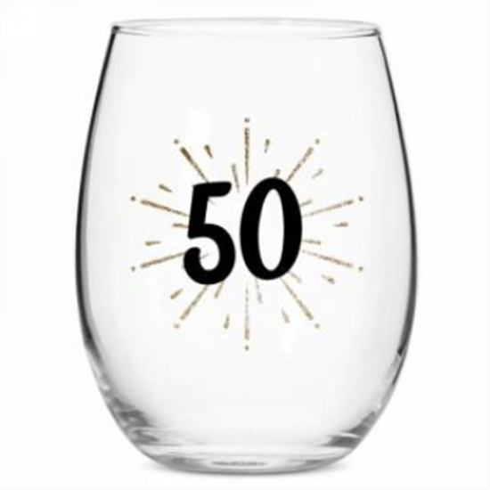 Image sur 50 STEMLESS WINE GLASS