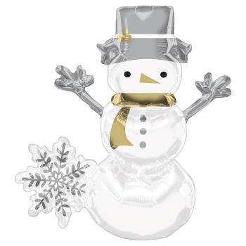 Picture of 20" SNOWMAN AND SNOWFLAKE AIR-FILLED BALLOON