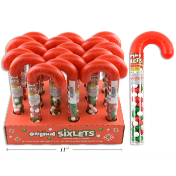 Picture of CANDY - ORIGINAL SIXLETS HOLIDAY CANDY CANE