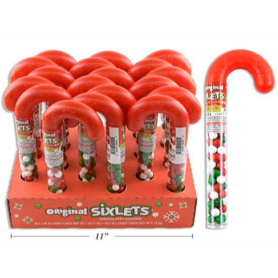 Image sur CANDY - ORIGINAL SIXLETS HOLIDAY CANDY CANE