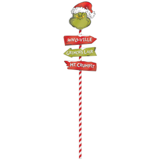 Picture of DECOR - THE GRINCH YARD STAKE