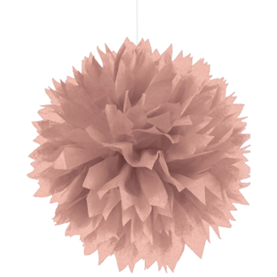 Image sur FLUFFY DECORATION - ROSE GOLD TISSUE FLOWER