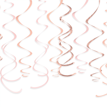 Image de ROSE GOLD/BLUSH PLASTIC SWIRLS 