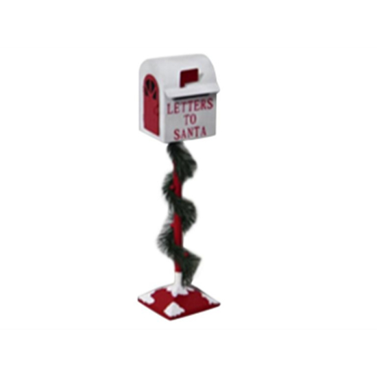 Picture of DECOR - LETTER TO SANTA METAL MAIL BOX