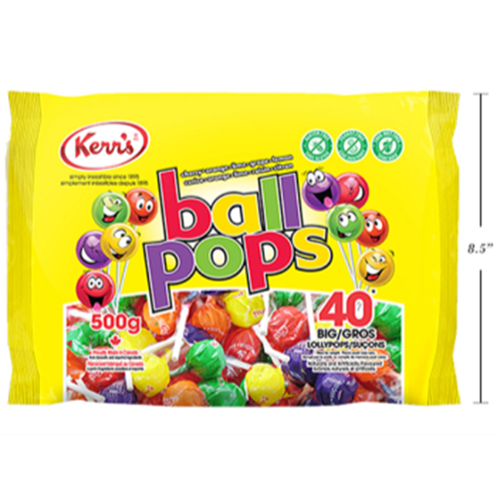 Image sur 1 BAG BALL POPS CANDY