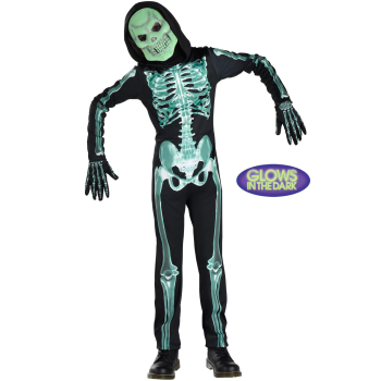 Picture of GLOW IN THE DARK SKELETON - KIDS MEDIUM