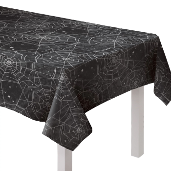 Image de SPIDER WEB FLANNEL BACKED TABLE COVER