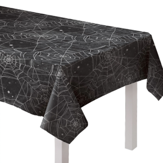 Image sur SPIDER WEB FLANNEL BACKED TABLE COVER