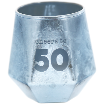 Picture of 50th - 3oz  GEOMETRIC SHOT GLASS
