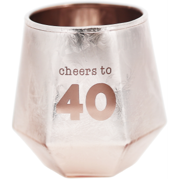 Image de 40th - 3oz  GEOMETRIC SHOT GLASS