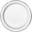 Image de ELEGANT SILVER FOIL DOTS 7" PLATES