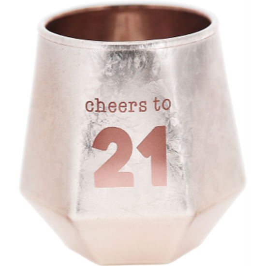 Picture of 21st - 3oz  GEOMETRIC SHOT GLASS